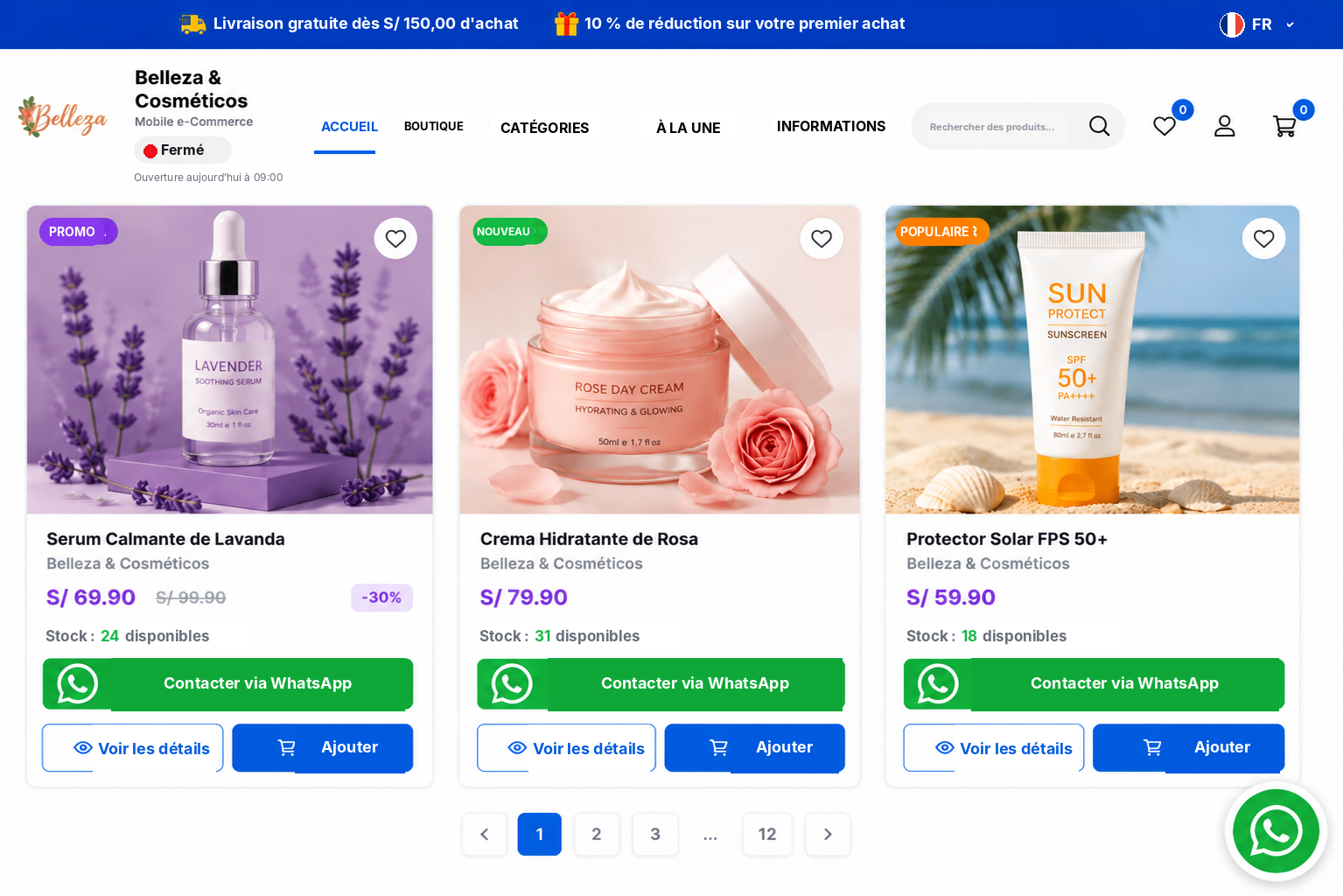 Mobile e-Commerce pour vendre avec ordre, clarté et contrôle.